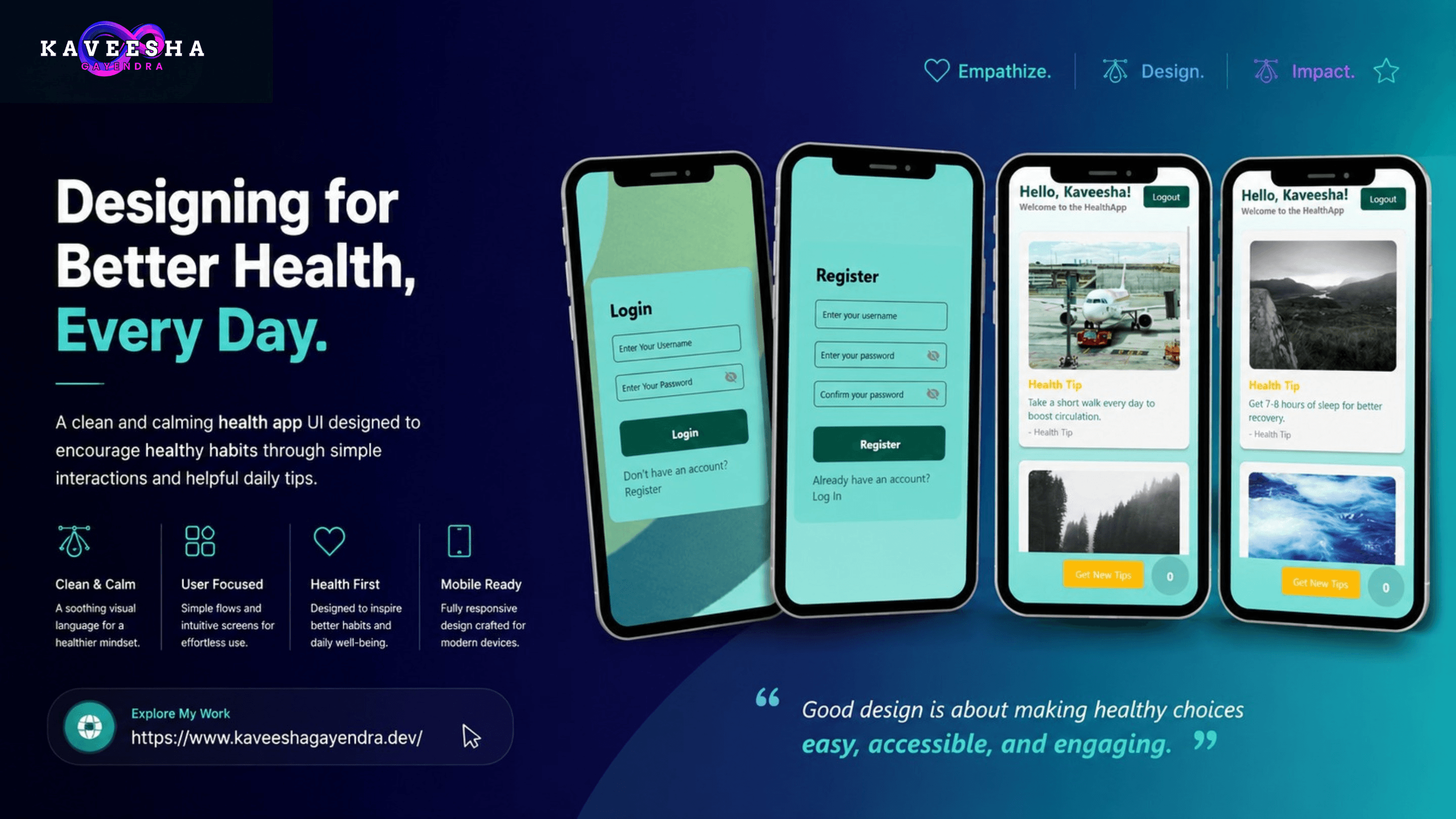HealthApp - Personalized Health Tips Platform