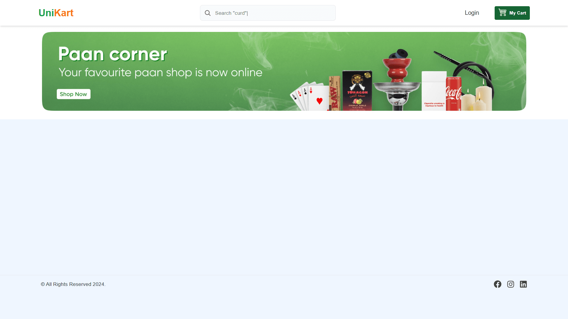UniKart - An e-commerce platform